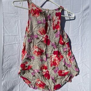 Floral tank top